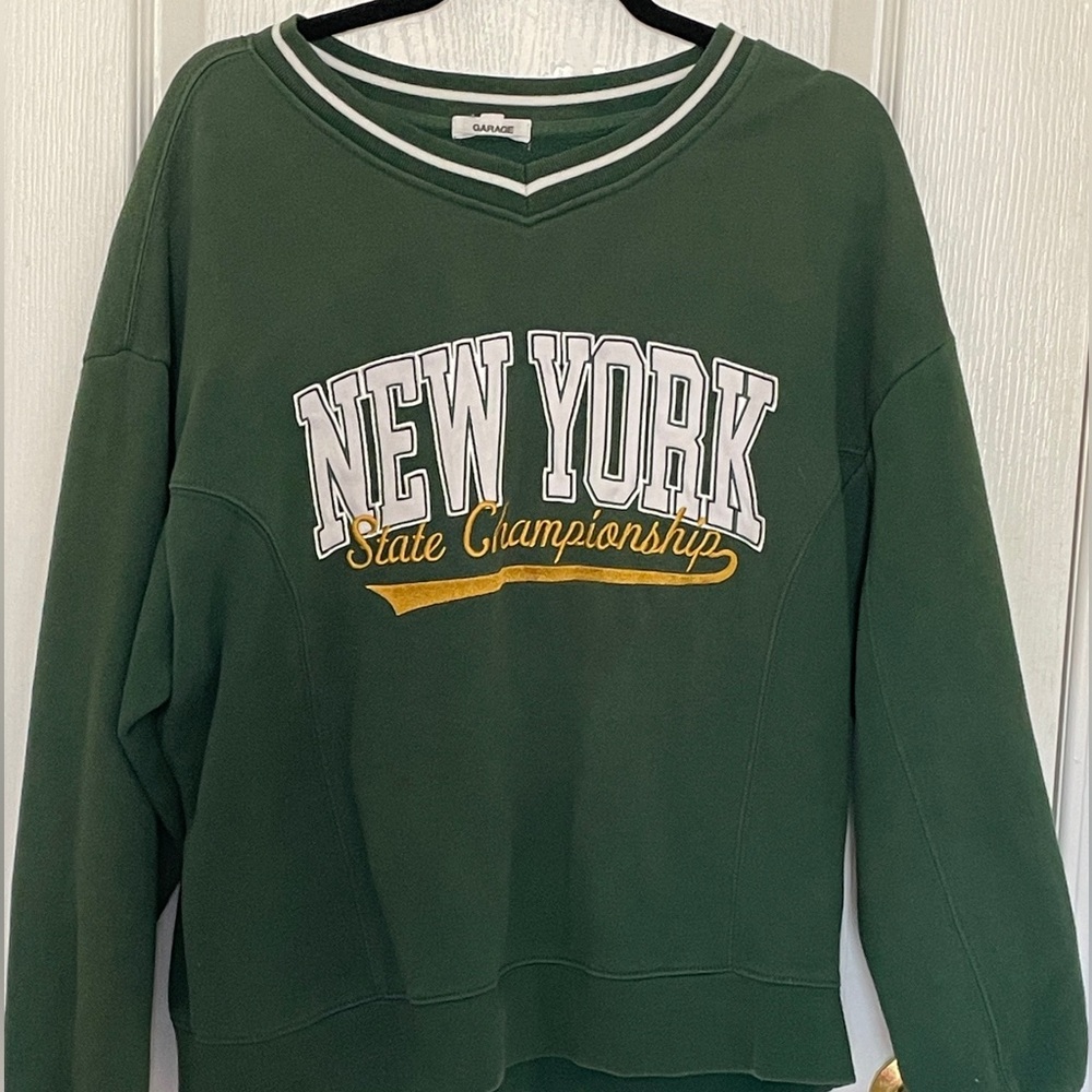 New York Green Sweatshirt